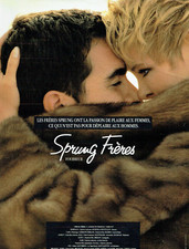 publicité Advertising 0323 1990   Sprung Frères  fourrures