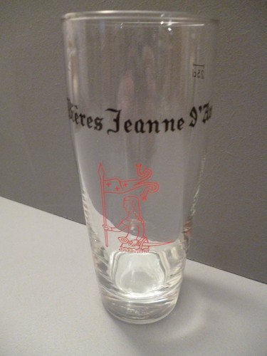 Verre biere publicitaire - verre, a