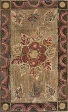 Floral Antique Fan Arc Border