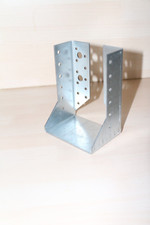 Lot de sabot de charpente galvanisé à ailes intérieures - Larg. 100 x Ht. 140 mm