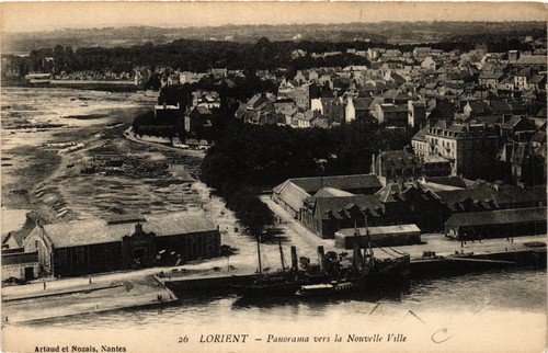 Cpa lorient panorama - vers, la
