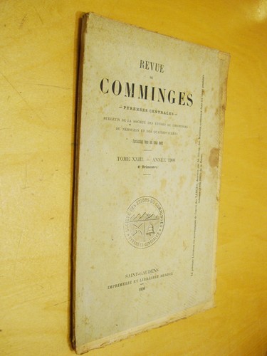 Revue comminges pyrénées - revue, de