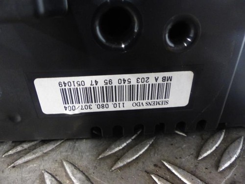 Compteur mercedes classe 203 - compteur,
