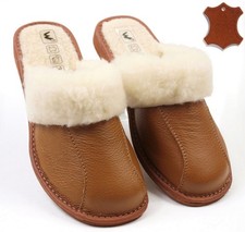 Chaussons cuir véritable - chaussons,