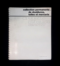 ancien album catalogue doublures toiles et mercerie CREPATTE STRAUSS