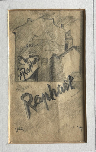 Dessin crayon otto fried - crayon,