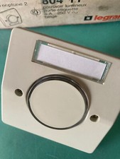 Legrand Neptune Bouton poussoir lumineux porte étiquette Beige 80411