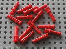15 x LEGO TECHNIC red pin long