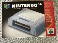 Controller Pak N64 – Nintendo 64 Officiel – Boîte + Notice – TBE