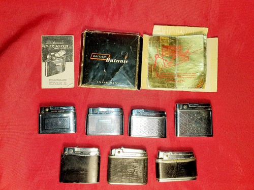 Lot briquets silver match - 7,