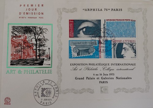 France 1975 enveloppe 1er - 1975,