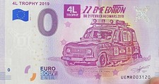 BILLET 0  EURO 4L TROPHY 2019 22éme EDITION FRANCE  2019 NUMERO 3120