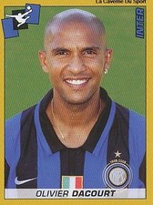 158 OLIVIER DACOURT # FRANCE INTER STICKER FIGURINA PANINI CALCIATORI 2008