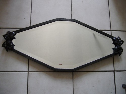 Miroir ancien art déco - ancien, fer
