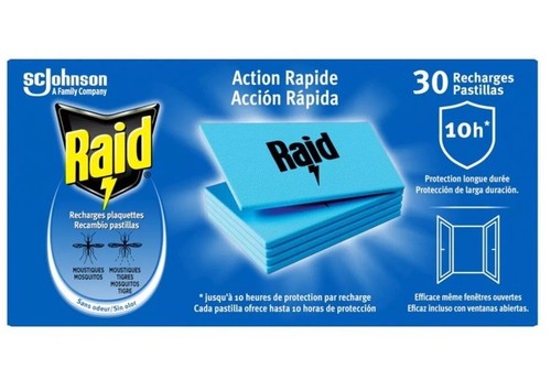 Raid x30 recharges plaquettes - raid,