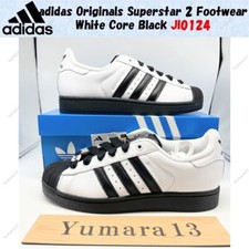 Chaussures adidas Originals Superstar 2 Core noires JI0124 pour hommes taille