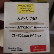 Tokina 75-300 F 4,5-5,6 Canon