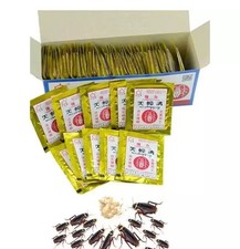 Poudre Anti cafards , Efficace en 60 minutes, 100 Sachets Puissants et Durables