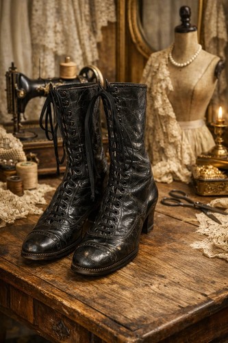 Bottes anciennes belle - anciennes, Époque