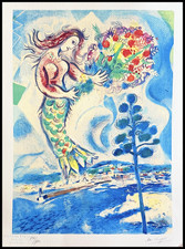 Marc Chagall Lithographie COA