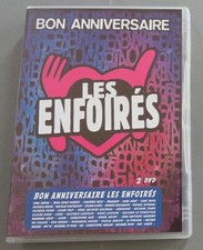 2 DVD PAL LES ENFOIRES BON ANNIVERSAIRE 2014 M POKORA GOLDMAN BRUEL GREGOIRE