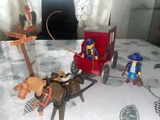 Playmobil 3037  fourgon blindé national bank western cowboy nordiste vintage