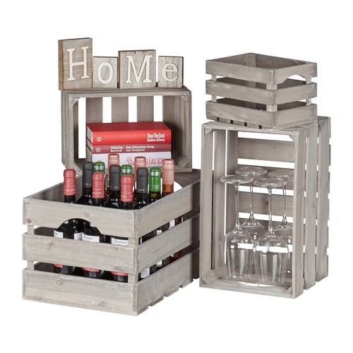 Caisse bois empilable 4 - caisse, en