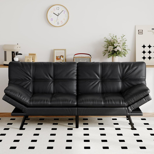 Stylish black faux leather - stylish,