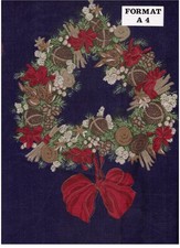 Nappe de Noël 220 x 150 cm - Bleu