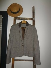 NAF NAF 38 VESTE CHEVRON EXTRA DOUX CHIC MANTEAU TUNIQUE BLOUSON ORIGINAL A VOIR