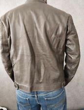 Mac Douglas - Superbe Blouson cuir et laine - modèle Alfred - Homme (taille 54)