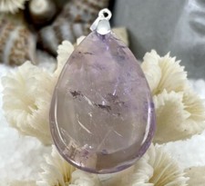 Pendentif Ametrine pierre Naturelle Collier 48 Cts Beliere Argent 925 Minéraux