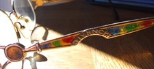 Lunettes Givenchy vintage et Originale. Style Art Déco.