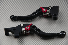 Paire de Levier leviers levers court short CNC Noir Honda Dominator NX 650