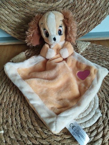 Doudou plat chien belle - chien, beige