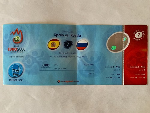 Ticket match uefa euro 2008 - uefa,