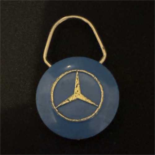 Mercedes porte clés logo rond - mercedes,