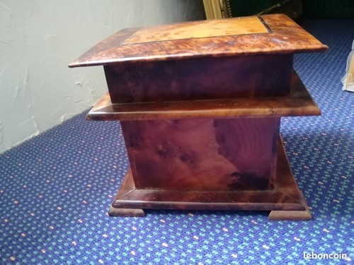 Petit meuble coffret bois - coffret,