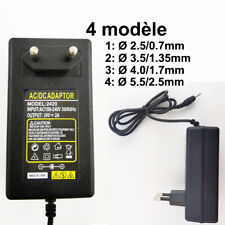 24V 2A 2000mA UE Plug Chargeur AC 100-240V À DC 24V 2A Adaptateur alimentation