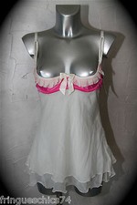 luxueux caraco 1/2 seins soie