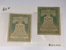  #RV1 BOB  Motor Vehicle Stamp