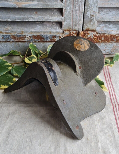 Ancien arcon bois - en,