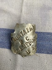 Ancienne Plaque De Velo Fontaine Crempigny HS 