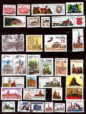 ZY364 POLOGNE :Eglises,maisons,villages,batiments