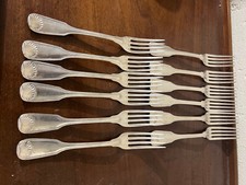 12 fourchettes coquille