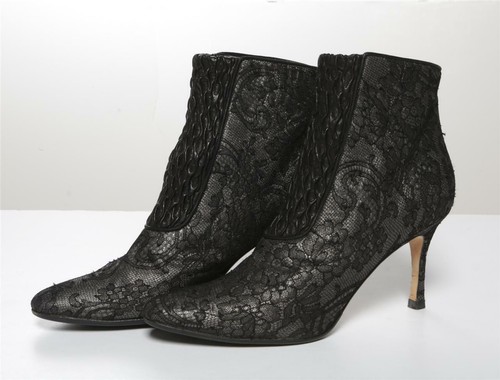 Manolo blahnik black lace - black, &