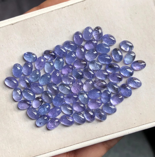 Tanzanite cabochon aaa naturel - tanzanite,