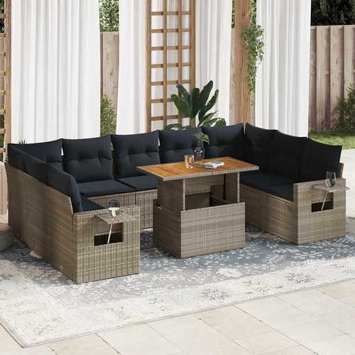 Salon jardin avec coussins - de,