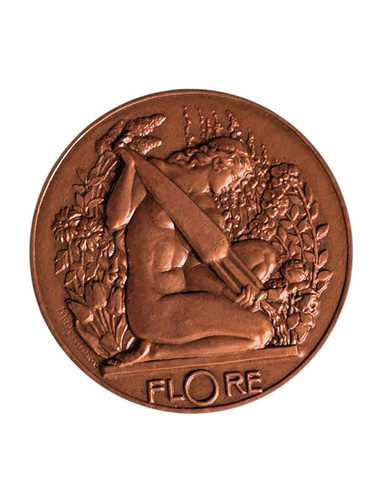 Ancienne médaille bronze - ancienne, de