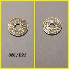 5 centimes 1919 Lindauer grand module       ( 026 / 21   F-A )